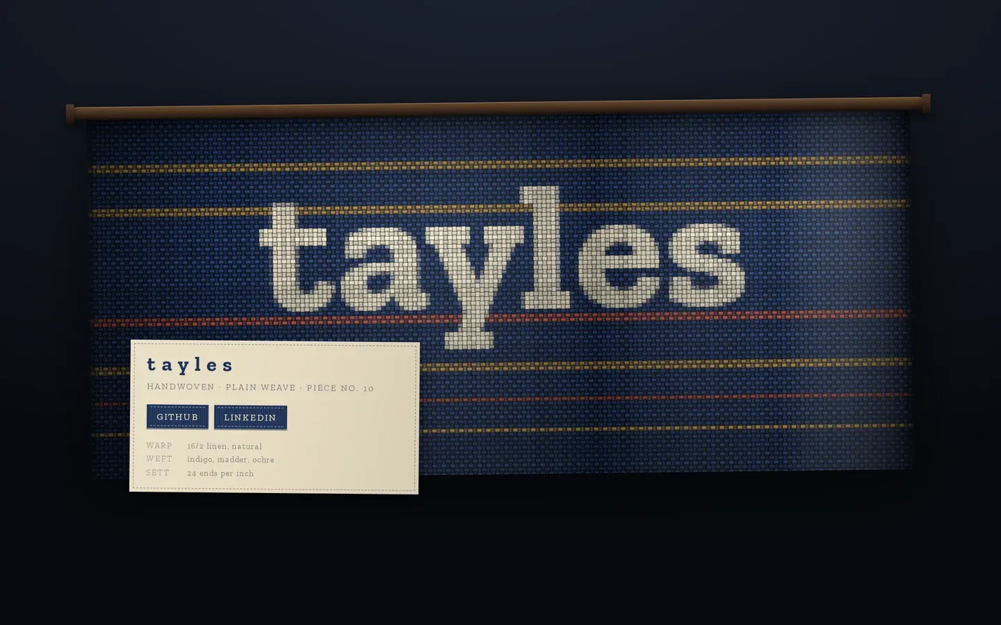 Screenshot of the Loom design